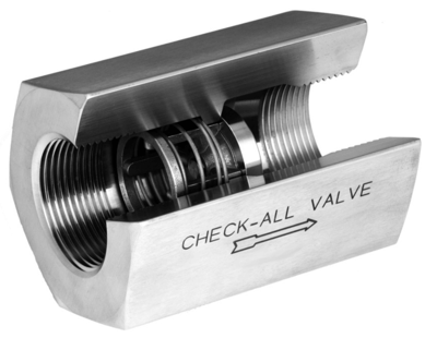 CheckAll Valve Universal High Pressure Check Valve, U1/R1